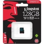 Карта пам'яті Kingston 128GB microSD class 10 UHS-I U3 Canvas Go (SDCG2/128GBSP) - зменшене зображення 2