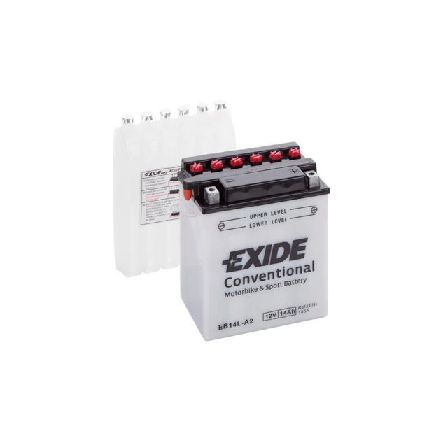 Акумулятор автомобільний EXIDE CONVENTIONAL 14Ah Ев (-/+) (145EN) (EB14L-A2) - зображення 1
