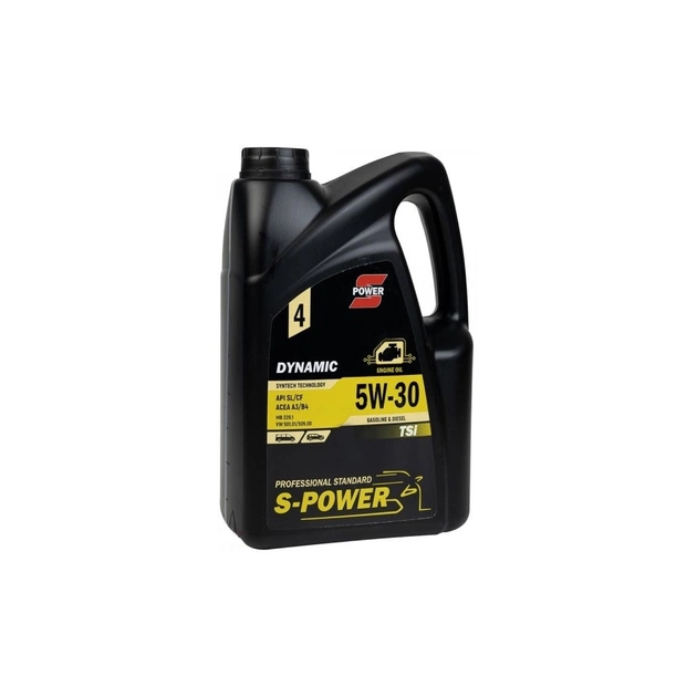 Моторное масло S-POWER DYNAMIC TSi 5W-30 4л - изображение 1