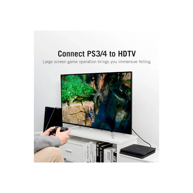Кабель мультимедійний HDMI to HDMI 15.0m V2.0 4K 30Hz PVC Vention (VAA-M02-B1500) - picture 5