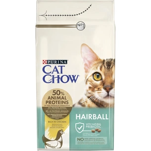 Сухий корм для кішок Purina Cat Chow Hairball з куркою 1.5 кг (5997204514486) зображення 1
