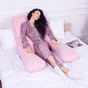 Подушка MirSon для вагітних та відпочинку Satin Stripe №8026 U-подібна Pink (2200006178644) - уменьшенное изображение 6