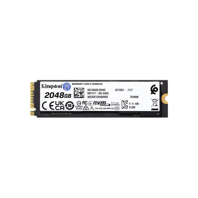 Накопичувач SSD M.2 2280 2TB Kingston (SKC3000D/2048G) - picture 3
