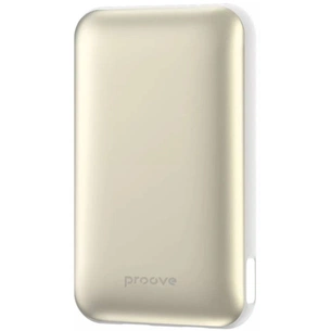 Універсальна мобільна батарея Proove Vibe Energy Plus 22.5W 10000mAh White/Gold (PBVE15012202) зображення 1