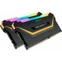 Модуль пам'яті для комп'ютера DDR4 16GB (2x8GB) 3200 MHz Vengeance RGB Pro Black Corsair (CMW16GX4M2C3200C16-TUF) - уменьшенное изображение 4