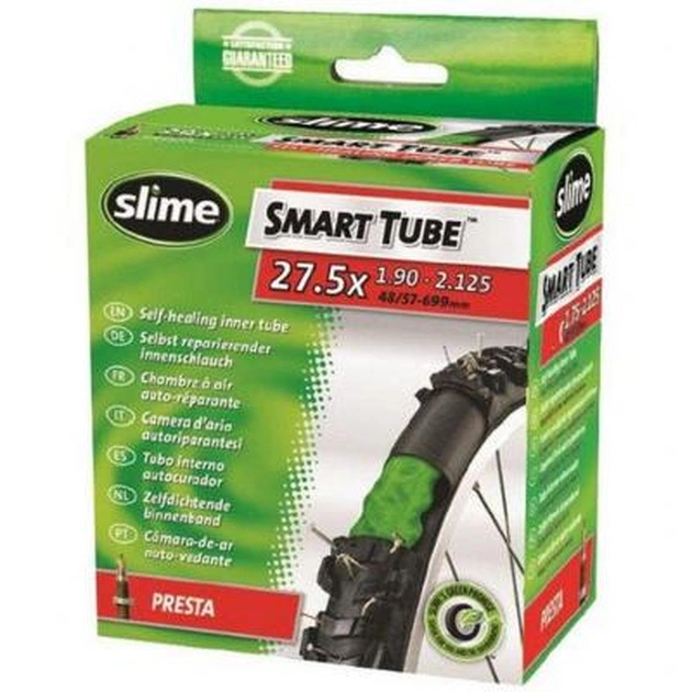 Велосипедна камера Slime 27,5 x 1.9 - 2.2 PRESTA (30023) - зображення 1