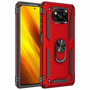 Чохол до мобільного телефона BeCover Military Poco X3 Red (705645) зображення 1