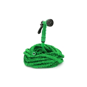 Поливочный шланг Voltronic 20-60м/200ft + распылитель, насадка на кран, Blue/Green, Box (Garden hose 20-60) изображение 1
