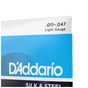 Струни для гітари D'Addario Silk & Steel Folk Regular Light (11-47) (EJ40) - зменшене зображення 4