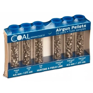 Пульки Coal Hunting & Field Line Pellets 4,5 мм тестовий набір (6TS-HF45) зображення 1