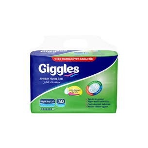Підгузки для дорослих Giggles Large 100-150 см 30 шт (8680131201099) изображение 1