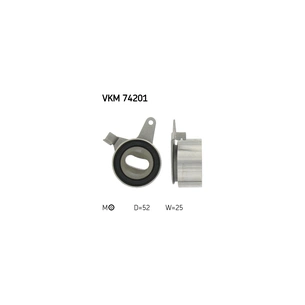 Ролик натягувача ременя SKF VKM 74201 зображення 1