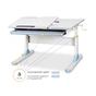 Парта Mealux Vancouver Multicolor Blue Lite (BD-620 W/G MC + BL Lite) - зменшене зображення 1