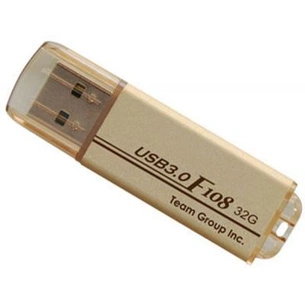 USB флеш накопичувач Team 32GB F108 Brown USB 2.0 (TF10832GN01) зображення 1