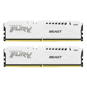 Модуль пам'яті для комп'ютера DDR5 32GB (2x16GB) 6000 MHz Beast White EXPO Kingston Fury (ex.HyperX) (KF560C30BWEK2-32) зображення 1