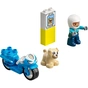 Конструктор LEGO DUPLO Town Поліцейський мотоцикл 5 деталей (10967) - зменшене зображення 9