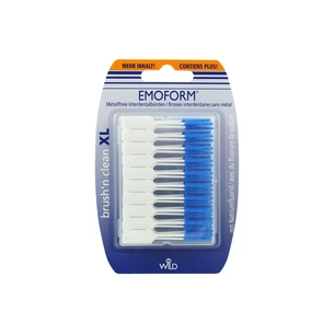 Щітки для міжзубних проміжків Dr. Wild Emoform Brush'n clean XL безметалеві 50 шт. (7611841701105) зображення 1