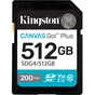 Карта пам'яті Kingston 512GB SDXC сlass 10 UHS-I U3 V30 Canvas Go Plus G4 (SDG4/512GB) - зменшене зображення 1