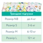 Підгузки Offspring Willy the Whale розмір S 3-6 кг, 48 шт (DP-OI-FAT-S48P-WTW) - зменшене зображення 11