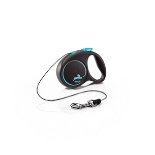 Повідець для собак Flexi Black Design XS трос 3 м (блакитний) (4000498033234) зображення 1