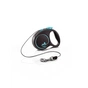 Повідець для собак Flexi Black Design XS трос 3 м (блакитний) (4000498033234) - зменшене зображення 1