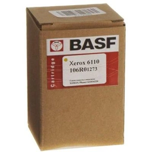 Картридж BASF для Xerox Phaser 6110 аналог 106R01273 Yellow (WWMID-78313) зображення 1