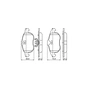Гальмівні колодки Bosch 0 986 494 044 - зменшене зображення 6