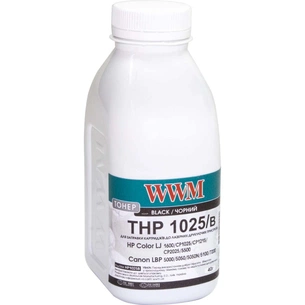 Тонер WWM HP CLJ CP1025/Canon LBP 5050/7100, 40г Black (HP1025B) зображення 1