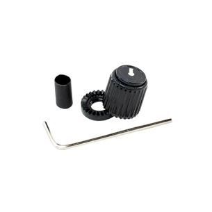 Ручка для потенціометра D'Addario Loknob Small Black Plastic Knob (PW-LNS-01B) зображення 1