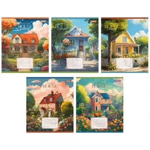 Зошит 1 вересня 1В House colorful 48 аркушів лінія (767116) зображення 1