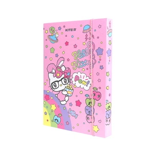Папка для зошитів Kite В5 на гумці Hello Kitty, картон (HK23-210) зображення 1