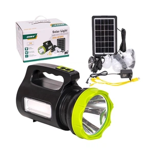 Ліхтар Stenson світлодіодний сонячна панель 4V9000 mah  22 х 15см (AT-9022) зображення 1