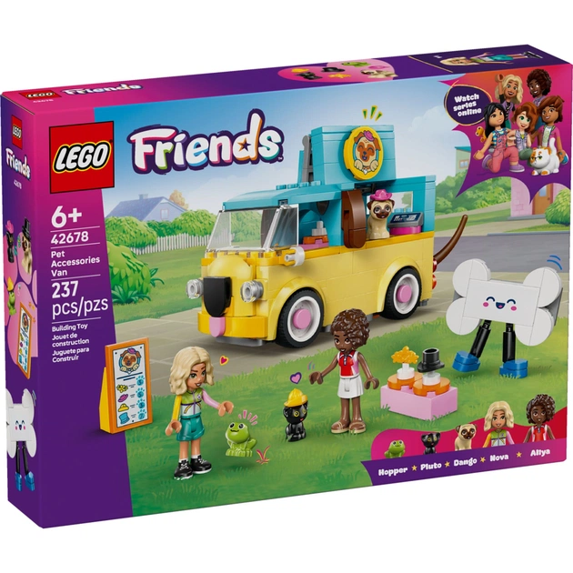 Конструктор LEGO Friends Фургон с аксессуарами для питомцев (42678) - изображение 1