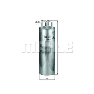 Фільтр паливний Mahle KL229/4 зображення 1