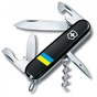 Ніж Victorinox Spartan Ukraine Black "Прапор України" (1.3603.3_T1100u) - зменшене зображення 1