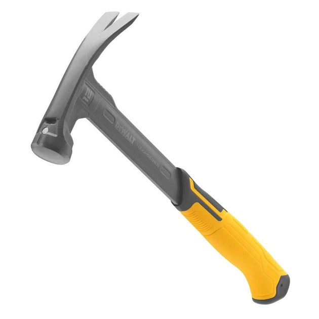 Молоток DeWALT RIP-CLAW, цельнометаллический, 340 г, с прямым гвоздодером (DWHT51135-0) - изображение 3