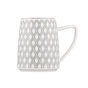 Чашка Ardesto Lamberto, 360мл, порцеляна, біло-сіра (AR3049) - зменшене зображення 3