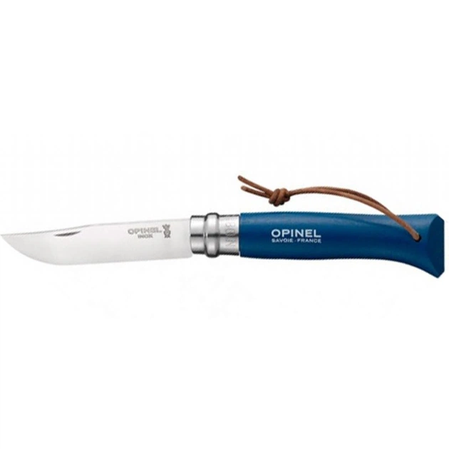 Ніж Opinel №8 Inox VRI Trekking синій (1704) - зображення 1