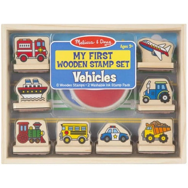 Набір для творчості Melissa&Doug Штампи Автомобілі (MD12391) - зображення 1
