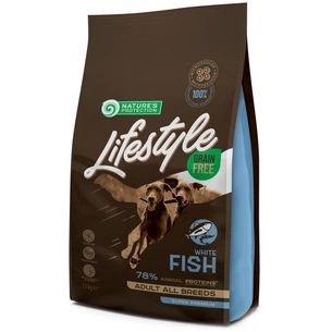Сухий корм для собак Nature's Protection Lifestyle Grain Free White Fish Adult All Breeds 1.5 кг (NPLS45684) зображення 1