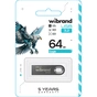 USB флеш накопичувач Wibrand 64GB Eagle Grey USB 3.2 (WI3.2/EA64U10G) - зменшене зображення 2