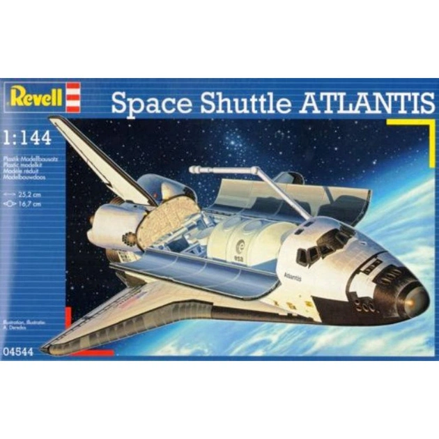 Збірна модель Revell Космічний корабль Space Shuttle Atlantis 1:144 (4544) - изображение 1