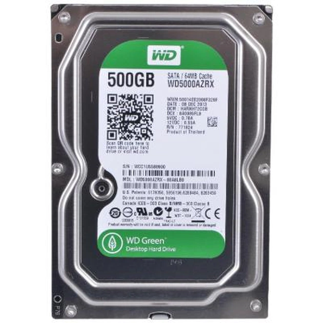 Жорсткий диск 3.5" 500Gb WD (#WD5000AZRX-FR#) - изображение 1