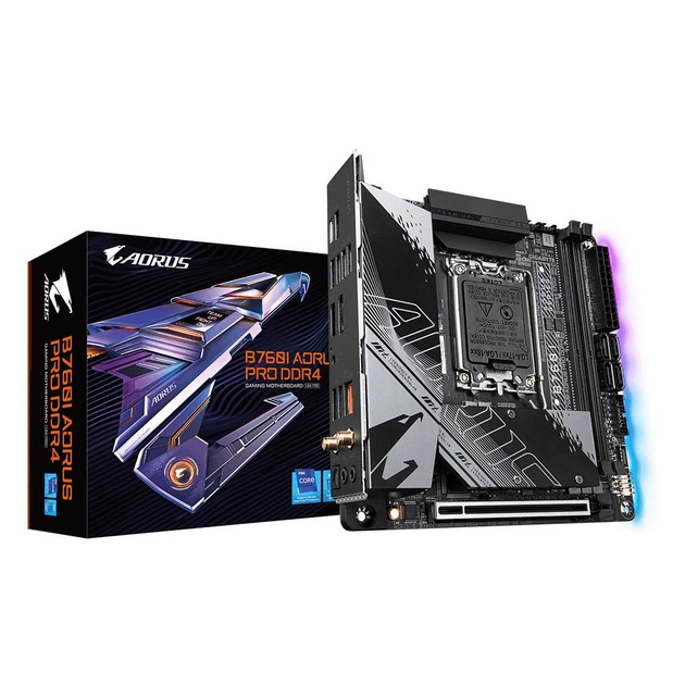 Материнська плата GIGABYTE B760I AORUS PRO DDR4 - зображення 1