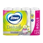 Туалетний папір Zewa Deluxe Ромашка 3 шари 24 рулони (7322541171722) - зменшене зображення 1