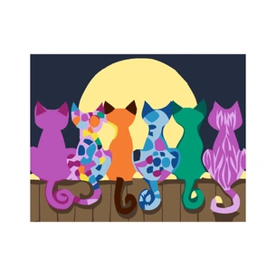 Картина по номерам Rosa Start Місячна ніч 35х45 см (4823098518662) зображення 1