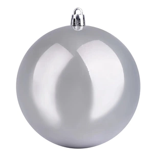 Ялинкова іграшка YES! Fun 10 см, срібна, перламутрова (973503) зображення 1