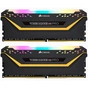 Модуль пам'яті для комп'ютера DDR4 16GB (2x8GB) 3600 MHz Vengeance RGB Pro Black Corsair (CMW16GX4M2C3600C18) - уменьшенное изображение 1