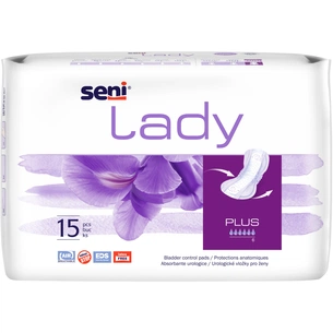 Урологічні прокладки Seni Lady Plus 15 шт. (5900516690847/5900516699154) изображение 1