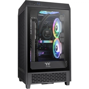 Корпус ThermalTake The Tower 200 Black (CA-1X9-00S1WN-00) зображення 1